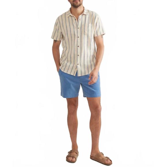 NEW MARINE LAYER saturday corduroy short in marina - Picture 3 of 4